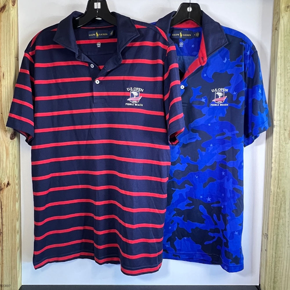 2 NWOT Ralph Lauren Pebble Beach U.S. Open Polos
